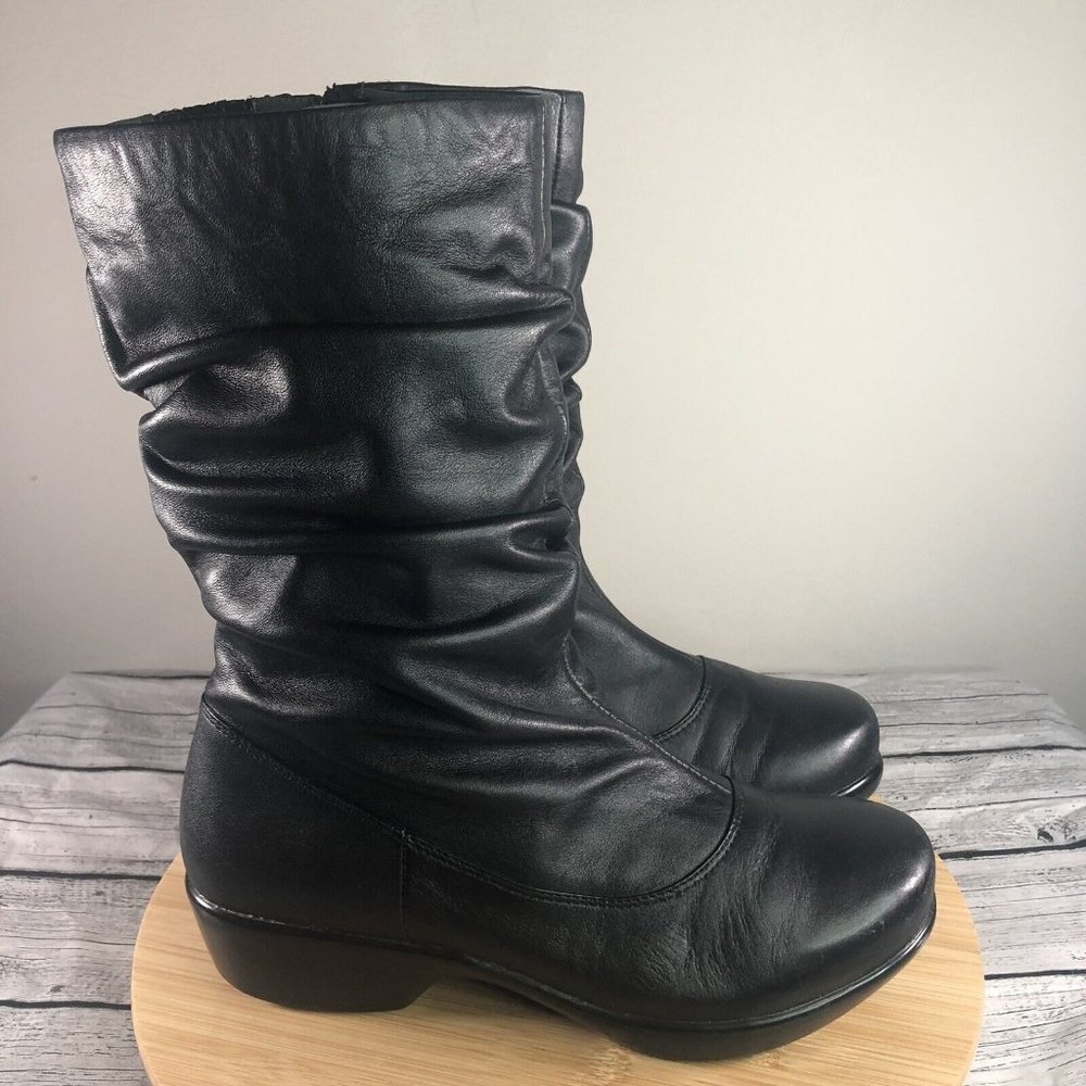 Dansko Black Heeled Boots
